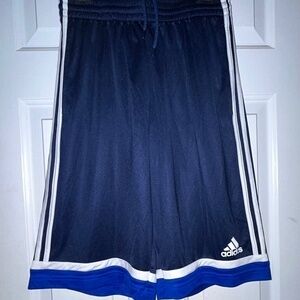 Men’s Blue Adidas Basketball Shorts Size Medium